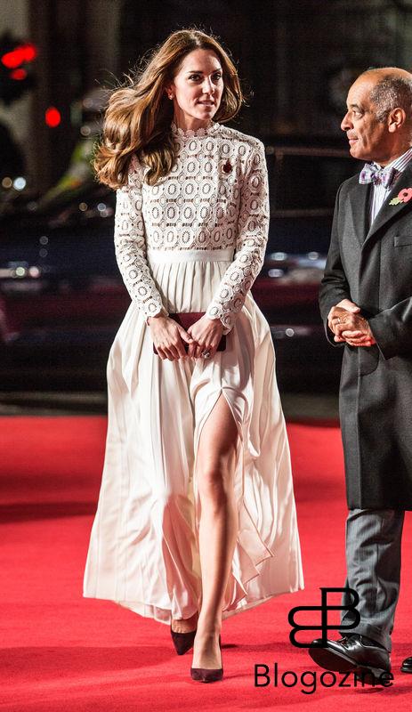 3 November 2016. The Duchess of Cambridge arrives at the Curzon cinema in Mayfair, London for the premiere of the film "A Street Cat Named Bob" in aid of the charity "Action on Addiction" of which she is a patron. A Street Cat Named Bob tells the true story of the unlikely friendship between a young homeless busker, James Bowen, and the stray ginger cat who changes his life. The charity "Action on Addiction" brings help, hope and freedom to those living with addiction and those living with people who suffer problems of addiction. It is the UK's only charity working across the addiction field in treatment, professional education to honours degree level, support for families and children, research, and campaigns. Credit: RPohle/Ken Goff Rota/GoffPhotos.com Ref: KGC-375 **No UK Sales Until 28 Days After Create Date**