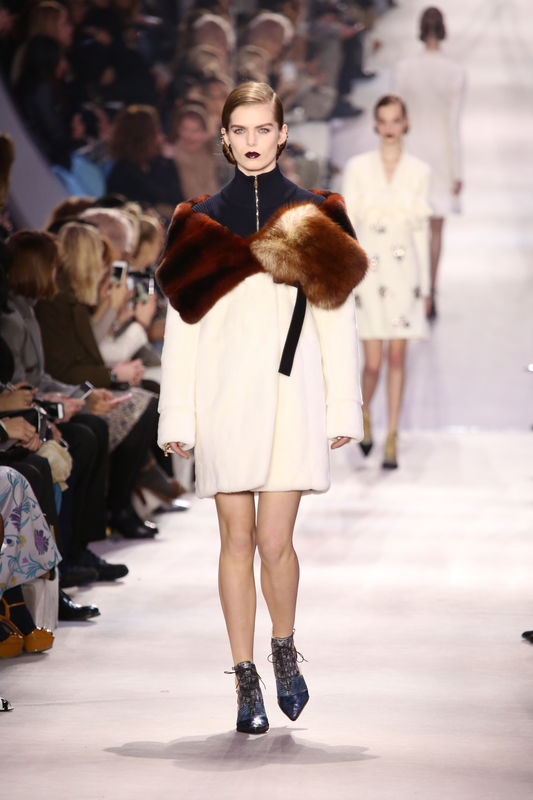 Défilé de mode "Christian Dior" prêt-à porter automne-hiver 2016/2017 à Paris le 4 mars 2016. "Christian Dior" fashion show ready to wear Automn Winter 2016/2017 in Paris. On March 4 2016.