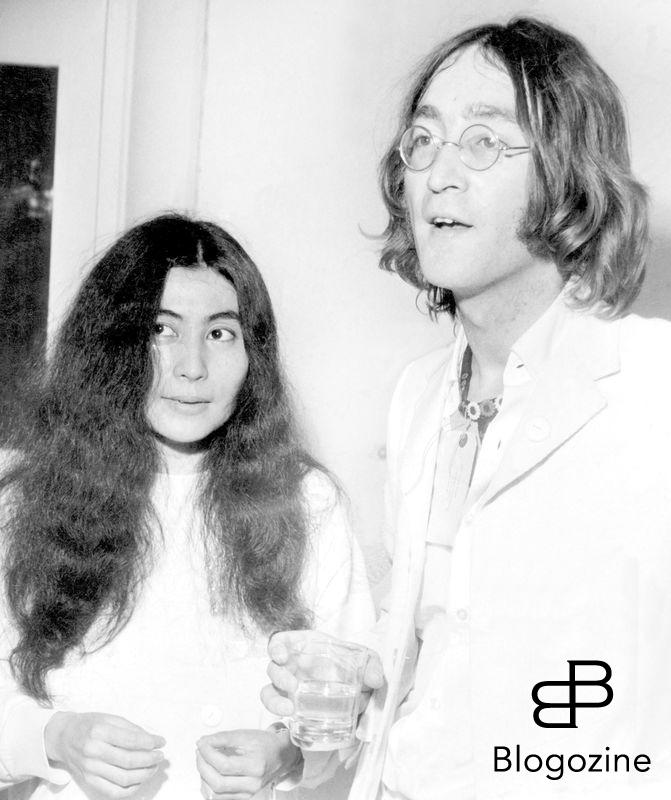 John Lennon with Yoko Ono at a show of John's art works dedicated to Yoko at a Mayfair gallery. London - 1st July 1968 Ref: B196_095082_2185 Date: 01.07.1968 Compulsory Credit: STARSTOCK/Photoshot 9th November 1966 - John Lennon and Yoko Ono meet for the first time at her exhibition at the Indica Gallery in London. Lennon remembered the date of their meeting as the 9th but many Beatles historians contend that it actually happened on the 7th, the day before the exhibition opened.