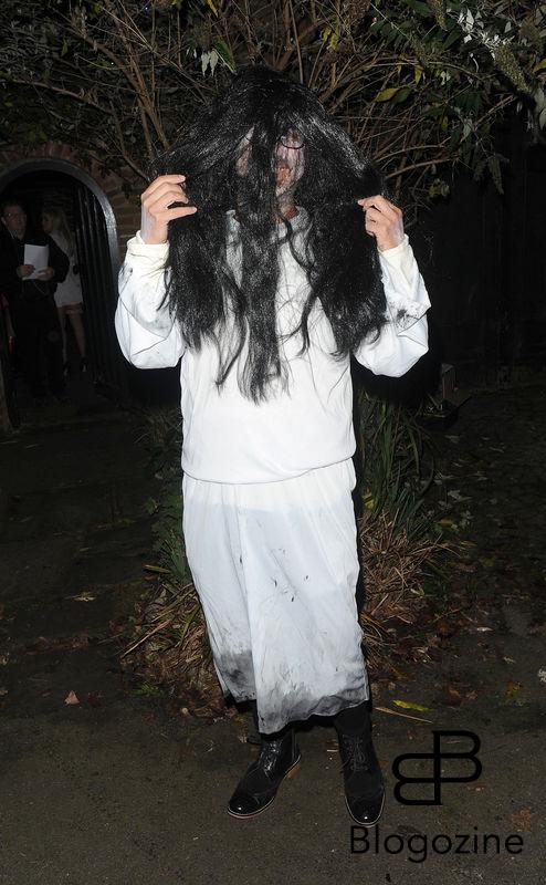 31 October 2016. Celebrities attend the annual Halloween party held at the home of Jonathan Ross. Pictured, David Baddiel Credit: Will/CK/GoffPhotos.com Ref: KGC-172/305