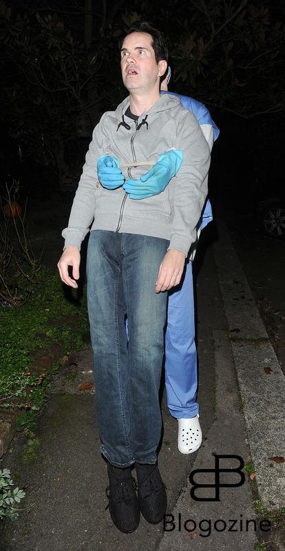 31 October 2016. Celebrities attend the annual Halloween party held at the home of Jonathan Ross. Pictured, Jimmy Carr Credit: Will/CK/GoffPhotos.com Ref: KGC-172/305